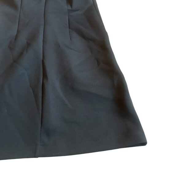 Betsey Johnson Black Shift Dress Daisy Buttons Mod Shift Fit Stretch Size 4 - Picture 11 of 14